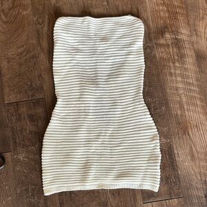 White Fox Boutique Cream Mini Dress
